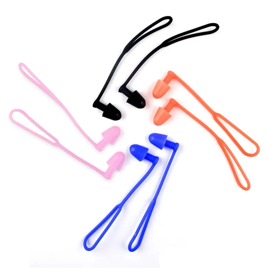 Reusable Silicone Gel Anti-lost Swimming Earplugs With Cord For Adults Kids, Waterproof and Durable
Reusable Silicone Gel Anti-lost Swimming Earplugs With Cord For Adults Kids, Waterproof and Durable