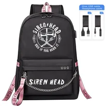 Child Monster Siren Head School Backpack for Boy Girl School Bag Kids Schoolbag Fashion Anime Primary Waterproof BooKbag