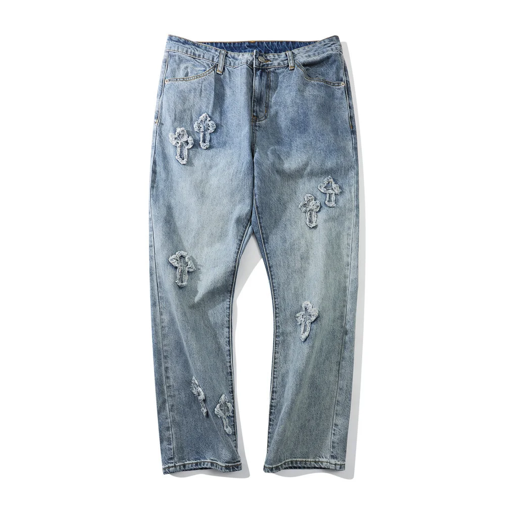 Low Streetwear Hip Hop Rise Baggy Jeans For Men Korean Fashion Trousers Cross Hole Denim Women Cargo Pants Punk Clothes
Low Streetwear Hip Hop Rise Baggy Jeans For Men Korean Fashion Trousers Cross Hole Denim Women Cargo Pants Punk Clothes