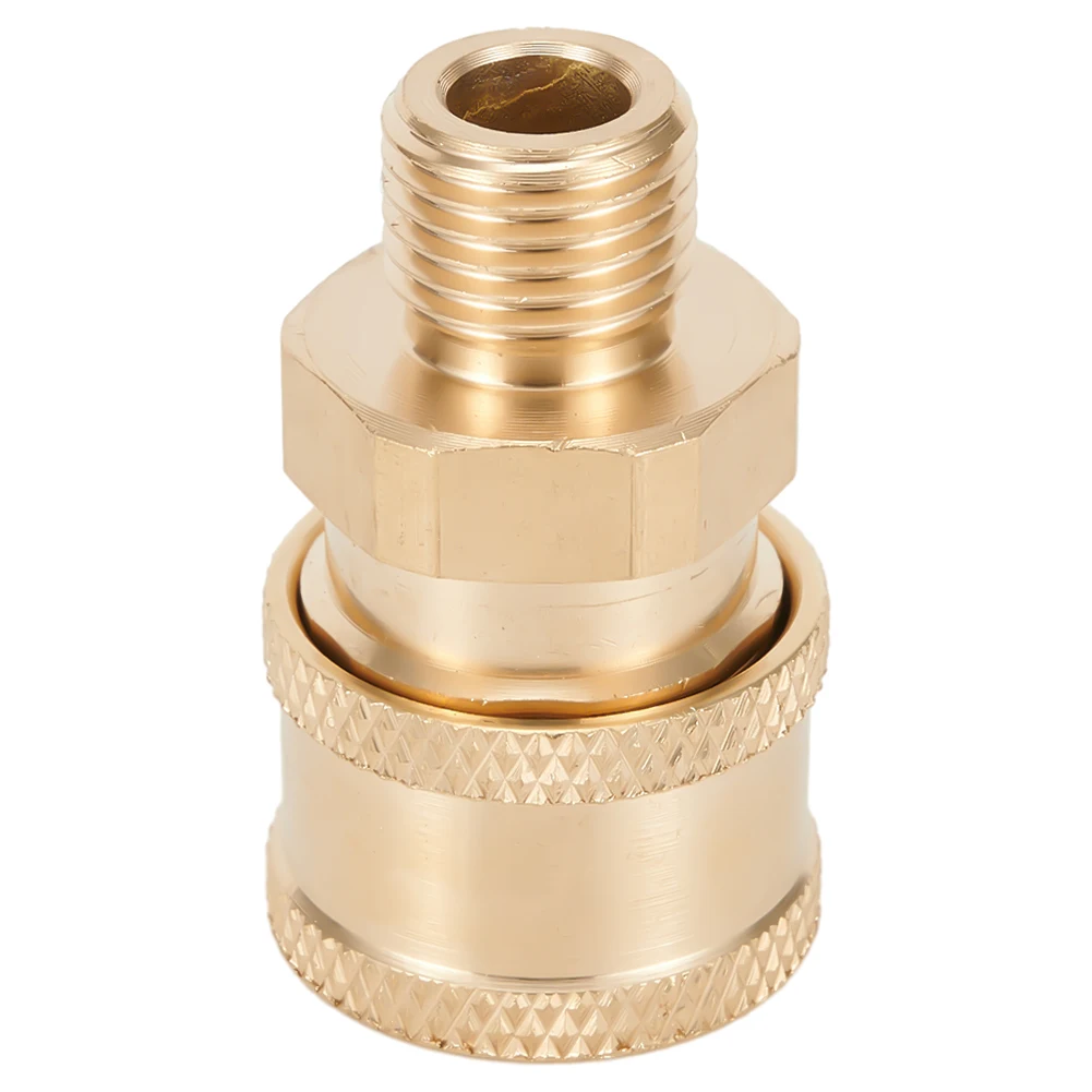 

Pressure Washer Coupling Quick Release Adapter 1/4" Male Male Fitting Pressure Washer Connector Garden Tool Water Pipe Joint