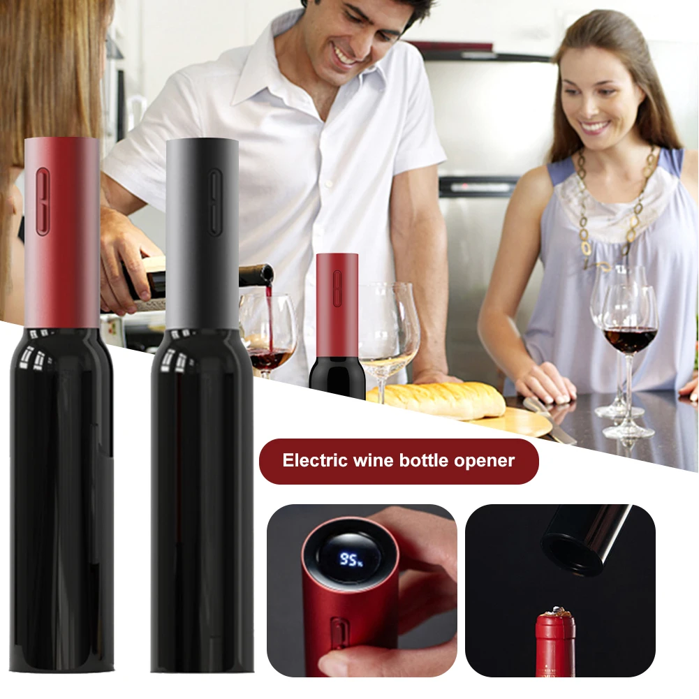 Rechargeable Electric Wine Bottle Opener Foil Cutter Automatic Corkscrew with USB Charging Cable Suit For Kitchen Bar Can Opener
Rechargeable Electric Wine Bottle Opener Foil Cutter Automatic Corkscrew with USB Charging Cable Suit For Kitchen Bar Can Opener