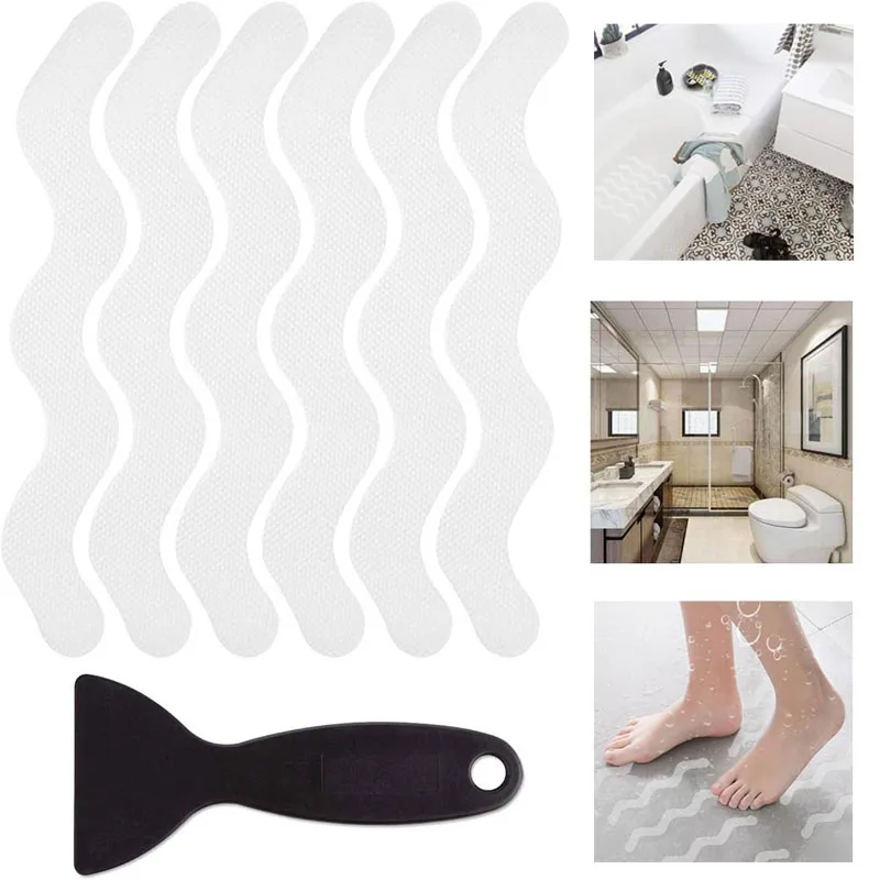 

24 Pcs Non Slip Bathtub Stickers,Anti Slip Shower Stickers,Bathtub Non Slip Decals for Bath Tub,Shower,Stairs Bath Safety Strips