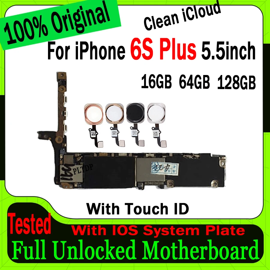 Бесплатная доставка Материнская плата чистая ICloud для IPhone 6S Plus 5,5 "материнская плата 100% оригинал для IPhone 6S Plus логическая плата хорошая работа 
Бесплатная доставка Материнская плата чистая ICloud для IPhone 6S Plus 5,5 "материнская плата 100% оригинал для IPhone 6S Plus логическая плата хорошая работа