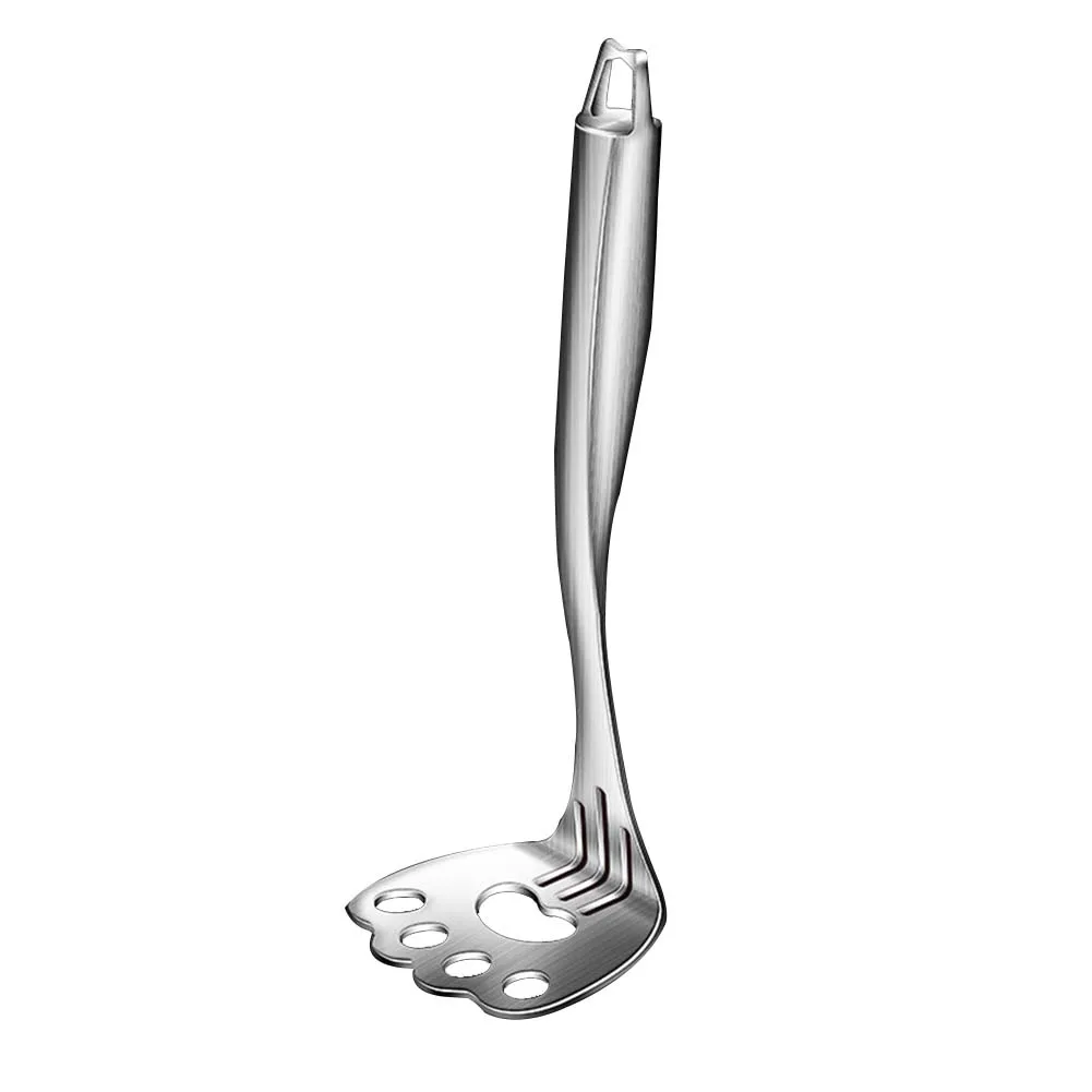 Cat\\'s Paw Stainless Steel Potato Masher Round Holes for Smooth Fruit Puree Ideal for Mashed Potatoes and Steamed Vegetables
Cat\\'s Paw Stainless Steel Potato Masher Round Holes for Smooth Fruit Puree Ideal for Mashed Potatoes and Steamed Vegetables