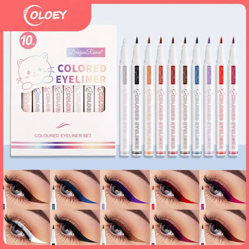 Colorful Liquid Eyeliner Waterproof Long Lasting Liquid Eyeliner Eye Liner Pen Matte Eyeliner Gel Cosmetics For Gift
Colorful Liquid Eyeliner Waterproof Long Lasting Liquid Eyeliner Eye Liner Pen Matte Eyeliner Gel Cosmetics For Gift