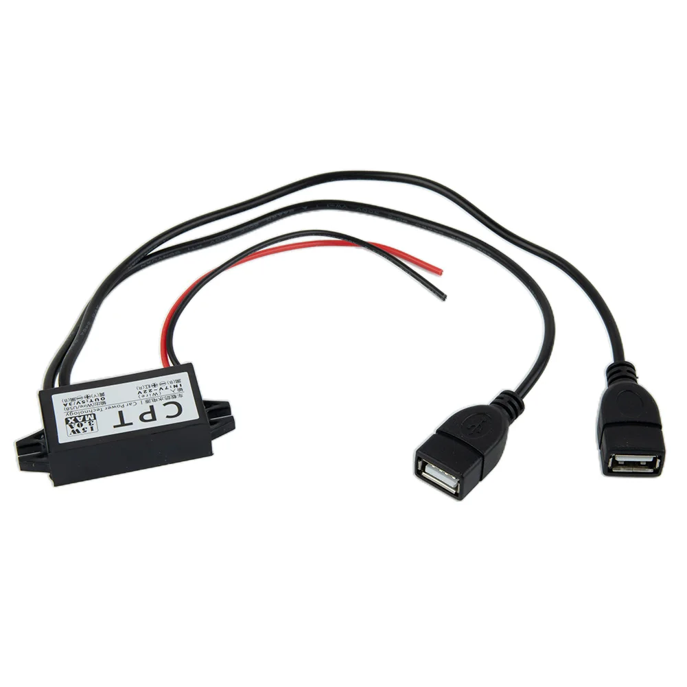 USB-Преобразователь мощности, ПВХ противоударный автомобильный водонепроницаемый USB-преобразователь 12 В в 5 в 3 а 65x27x14 мм, черный
USB-Преобразователь мощности, ПВХ противоударный автомобильный водонепроницаемый USB-преобразователь 12 В в 5 в 3 а 65x27x14 мм, черный