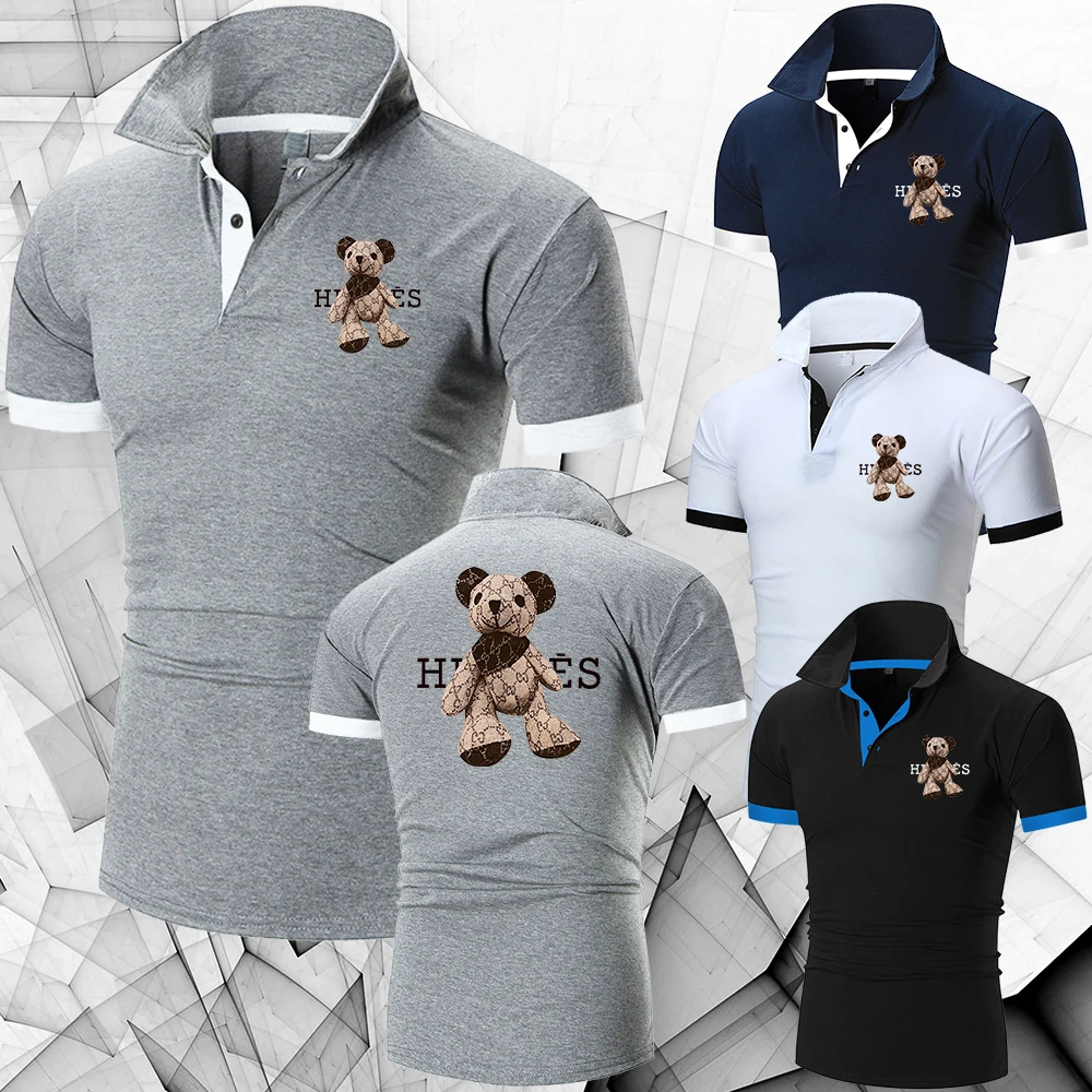 Business Polo T Shirts for Men Golf Sports Cloth Luxury Classic Breathable Short Sleeved Running Polos Outwear Man Work Wear Top
Business Polo T Shirts for Men Golf Sports Cloth Luxury Classic Breathable Short Sleeved Running Polos Outwear Man Work Wear Top
