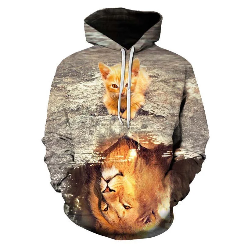 2022 Men/Women Two Cat Sweatshirts Long Sleeve 3D Hoodies Pullover Tops Animal Pullover Hoodie Tops
2022 Men/Women Two Cat Sweatshirts Long Sleeve 3D Hoodies Pullover Tops Animal Pullover Hoodie Tops