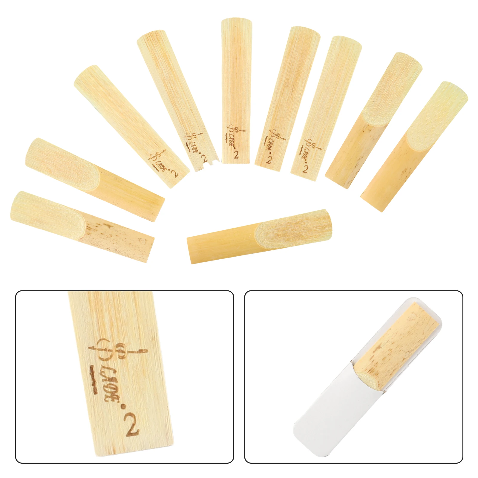 Sax Accessories Reeds Yellow 10pcs 6g/0.21oz For Tenor Sax High Quality Reed Instrument Clarinet Parts Durable
Sax Accessories Reeds Yellow 10pcs 6g/0.21oz For Tenor Sax High Quality Reed Instrument Clarinet Parts Durable