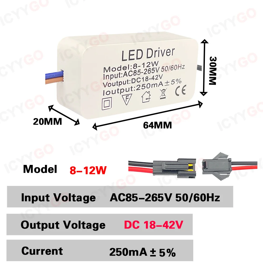 Трансформатор ICYYGO для светодиодных ламп
Трансформатор ICYYGO для светодиодных ламп
