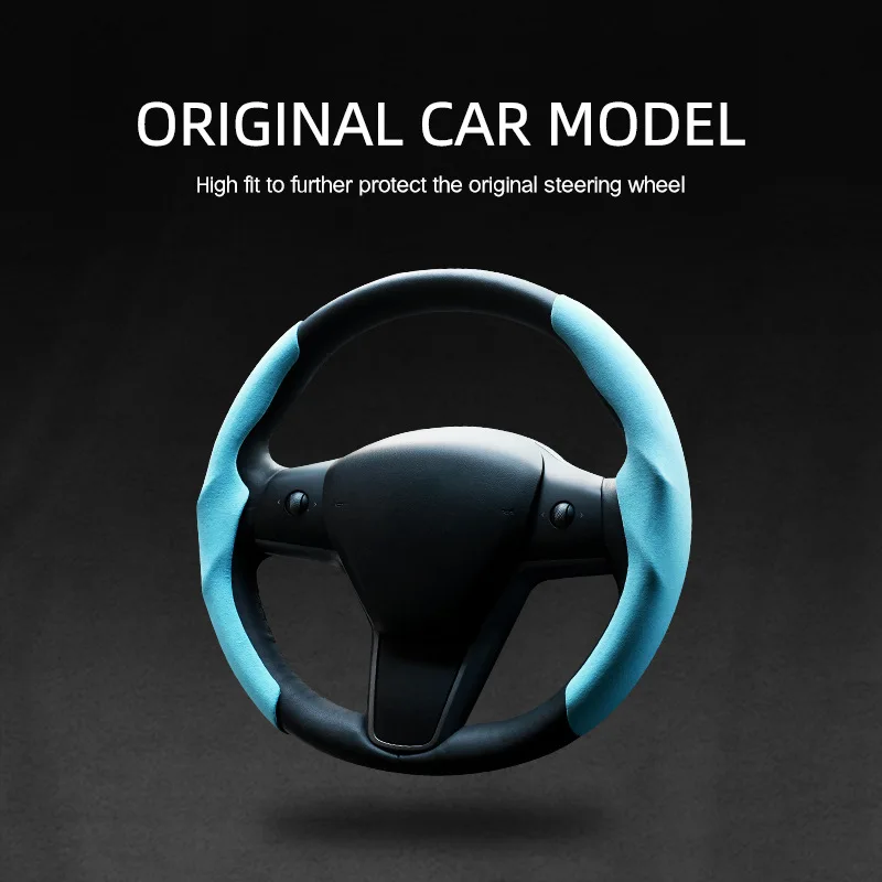 Suitable for tesla Tesla model3Y steering wheel cover ultra-thin sweat absorbent interior decoration modification Ya accessories
Suitable for tesla Tesla model3Y steering wheel cover ultra-thin sweat absorbent interior decoration modification Ya accessories