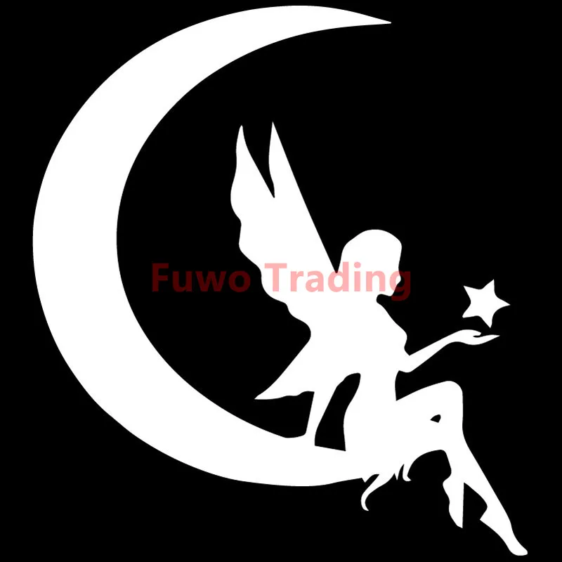 Fuwo Trading Fairy and Moon with Star Vinyl Decal Fashion Trunk Decoration Cover Scratches Waterproof Car Sticker Auto Parts
Fuwo Trading Fairy and Moon with Star Vinyl Decal Fashion Trunk Decoration Cover Scratches Waterproof Car Sticker Auto Parts
