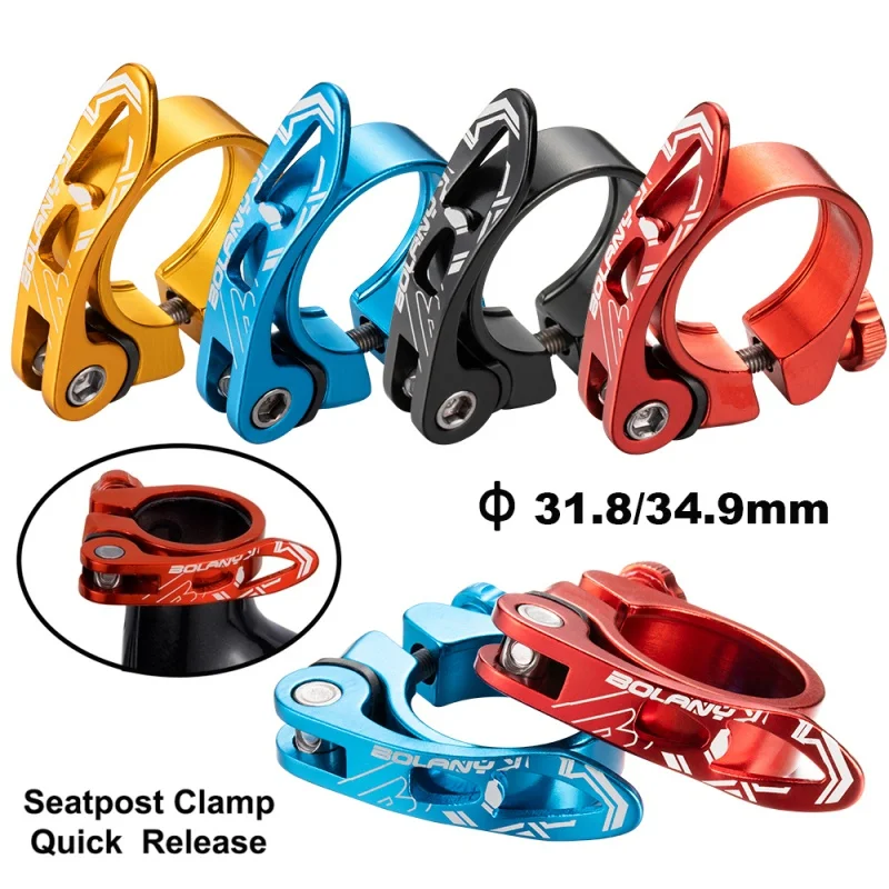 BOLANY MTB Bike Seatpost Clamp Quick Release Aluminium Alloy Bicycle Seat Post Mount 31.8mm 34.9mm Cycling Accessories
BOLANY MTB Bike Seatpost Clamp Quick Release Aluminium Alloy Bicycle Seat Post Mount 31.8mm 34.9mm Cycling Accessories