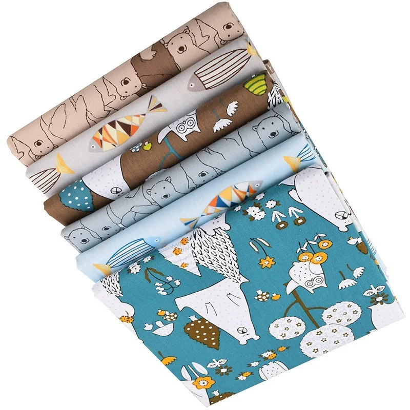 6pcs/High Quality Bear Pattern Multipurpose Cotton Fabric Twill Patchwork Cloth,Sewing for Baby&Child Fabric Handmade Material
6pcs/High Quality Bear Pattern Multipurpose Cotton Fabric Twill Patchwork Cloth,Sewing for Baby&Child Fabric Handmade Material