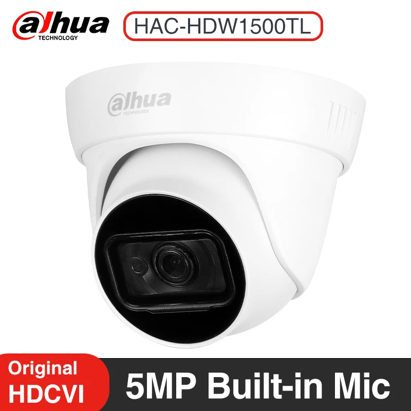 Dahua Original 5MP HDCVI IR Eyeball Analog Camera Home Out/Indoor CCTV Waterproof Security Surveillance Monitor HAC-HDW1500TL
Dahua Original 5MP HDCVI IR Eyeball Analog Camera Home Out/Indoor CCTV Waterproof Security Surveillance Monitor HAC-HDW1500TL