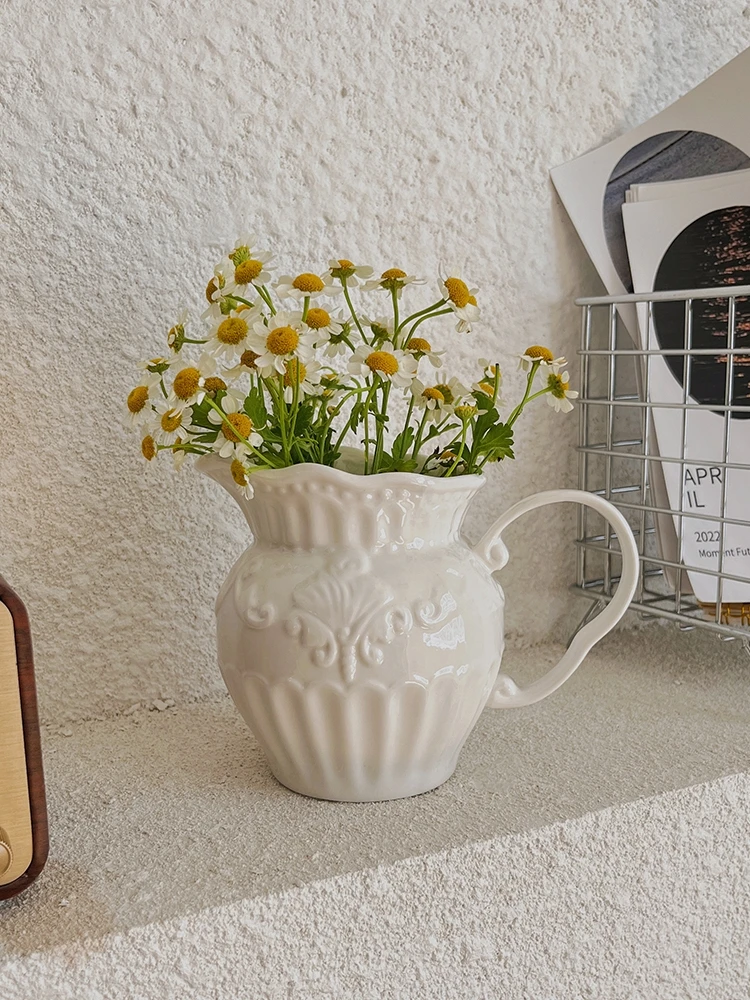 Ceramic Flowers Small Vase Ornaments Ins Style Living Room Dining Table Flower Arrangement Dried Flowers High End Creative Decor
Ceramic Flowers Small Vase Ornaments Ins Style Living Room Dining Table Flower Arrangement Dried Flowers High End Creative Decor