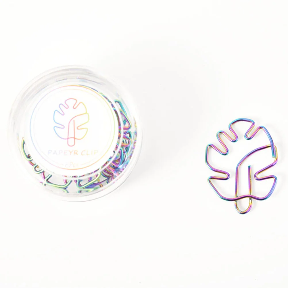 8pcs Colorful Paper Clips Monstera Shape Clips for Bookmark Office School Notebook Agenda Pad
8pcs Colorful Paper Clips Monstera Shape Clips for Bookmark Office School Notebook Agenda Pad