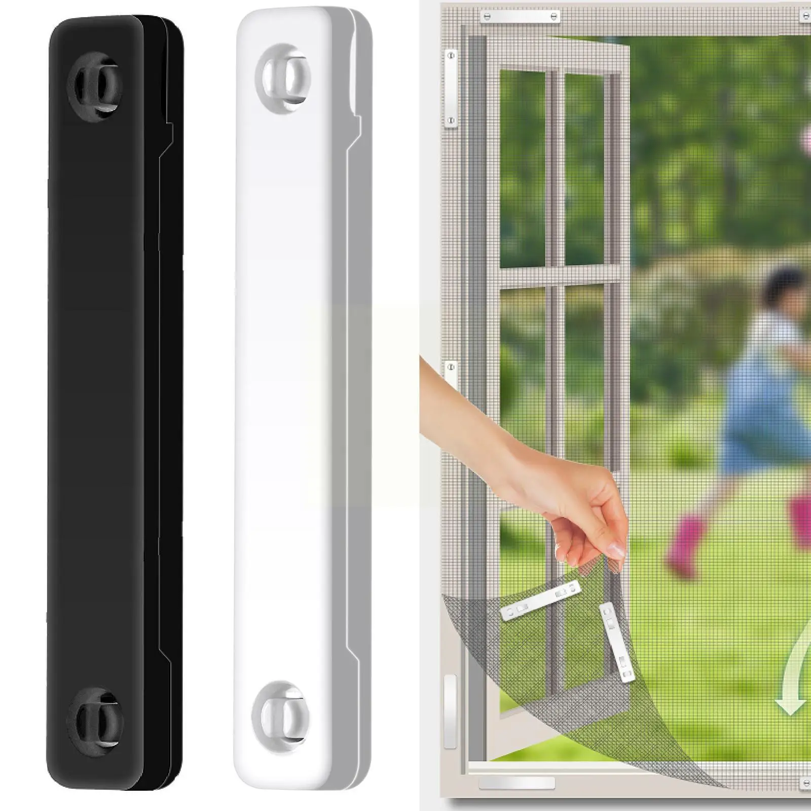 12pcs Magnet Screen Window Clips Self Adhesive For Fly Screen Insect Protection For Home Windows Mounting Buckle Easy To Us D2F5
12pcs Magnet Screen Window Clips Self Adhesive For Fly Screen Insect Protection For Home Windows Mounting Buckle Easy To Us D2F5