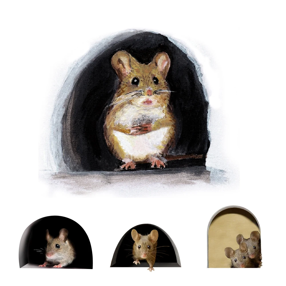 3D Mouse In A Hole Wall Stickers Realistic Mouse Art Wall Mural Indoor And Outdoor Wall Decals For Living Room Home Decorations
3D Mouse In A Hole Wall Stickers Realistic Mouse Art Wall Mural Indoor And Outdoor Wall Decals For Living Room Home Decorations