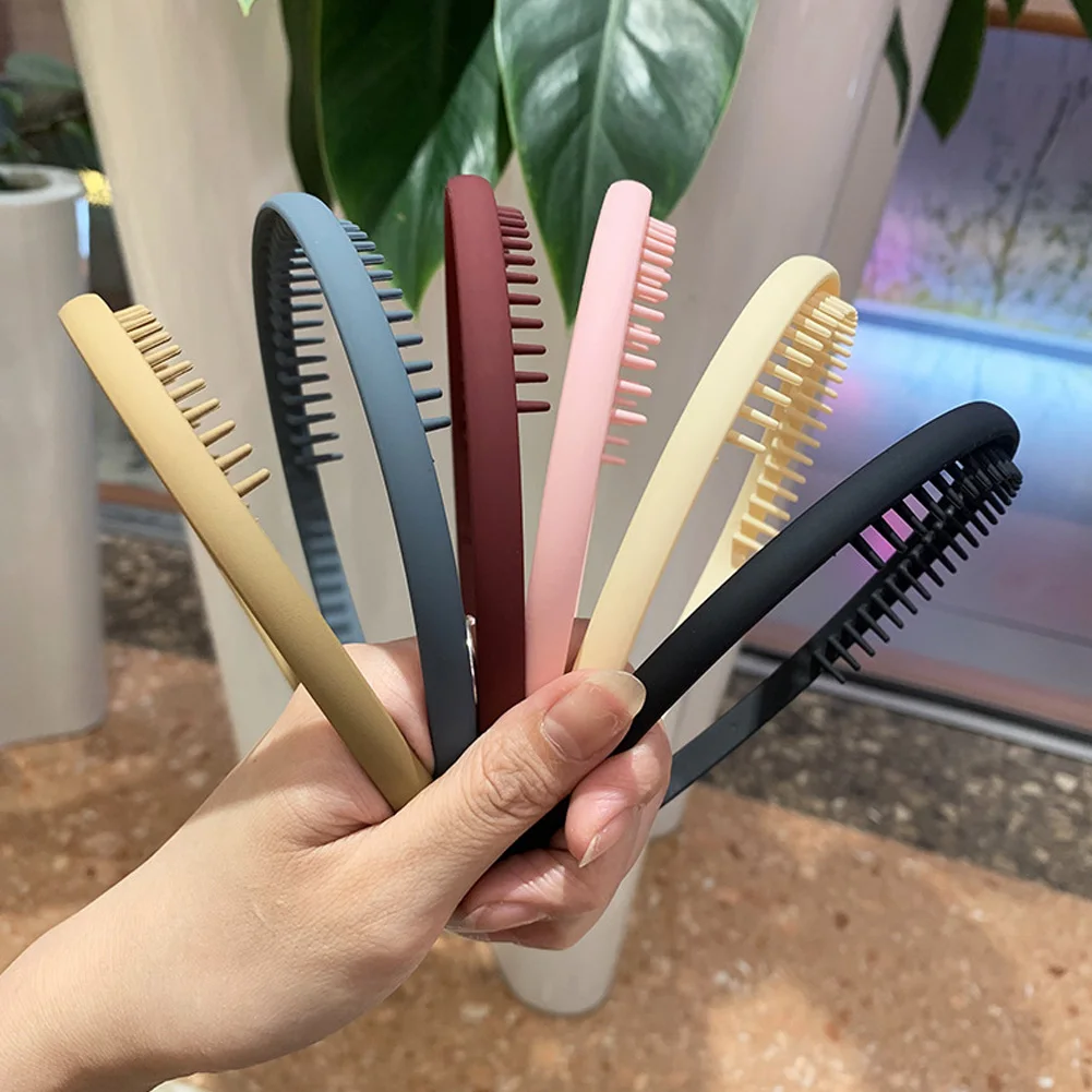 Women Simple Colorful Matte Toothed Hairbands Broken Hair Finishing Headband Outdoor Hair Hoop Headwear Fashion Hair Accessories
Women Simple Colorful Matte Toothed Hairbands Broken Hair Finishing Headband Outdoor Hair Hoop Headwear Fashion Hair Accessories