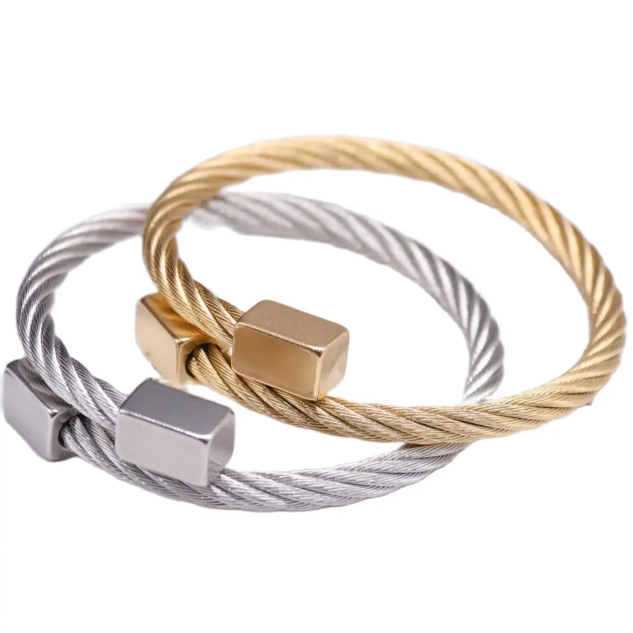 Titanium steel wire square personality men's bracelet adjustable size tide men's accessories
Titanium steel wire square personality men's bracelet adjustable size tide men's accessories