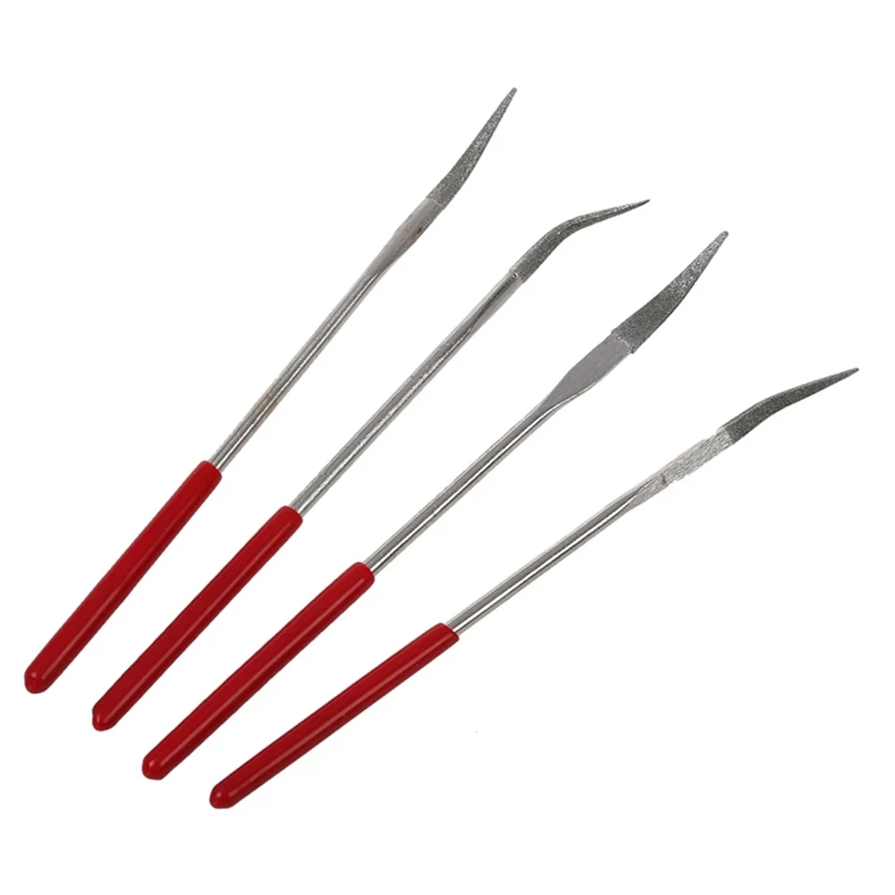 10 Pcs 3*140mm Bend Head Diamond File Set For Grinding Polishing Engraving Cutting Jade Ceramics Glass Crystal Hand Tool
10 Pcs 3*140mm Bend Head Diamond File Set For Grinding Polishing Engraving Cutting Jade Ceramics Glass Crystal Hand Tool