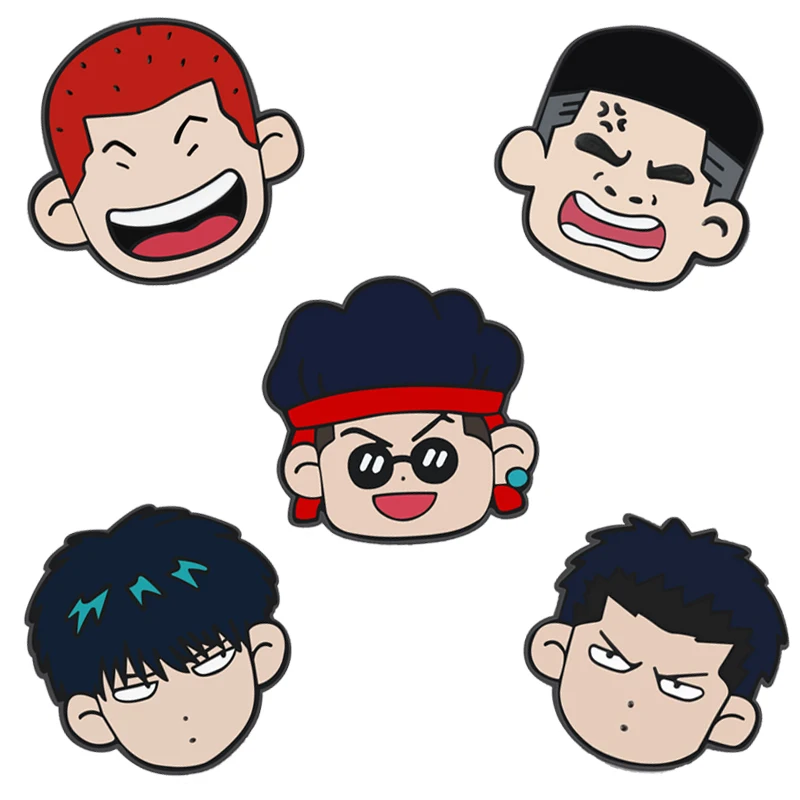 Comic Movie SLAM DUNK Enamel Pin Lapel Pins Badges on Backpack Men Brooch Clothes Fashion Accessories Jewelry Boy Girft
Comic Movie SLAM DUNK Enamel Pin Lapel Pins Badges on Backpack Men Brooch Clothes Fashion Accessories Jewelry Boy Girft