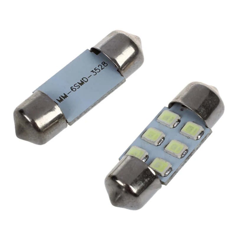 60 шт., 6 3528 фонарей, Festoon, внутреннее освещение, 31 мм, 12 В, белый свет
60 шт., 6 3528 фонарей, Festoon, внутреннее освещение, 31 мм, 12 В, белый свет