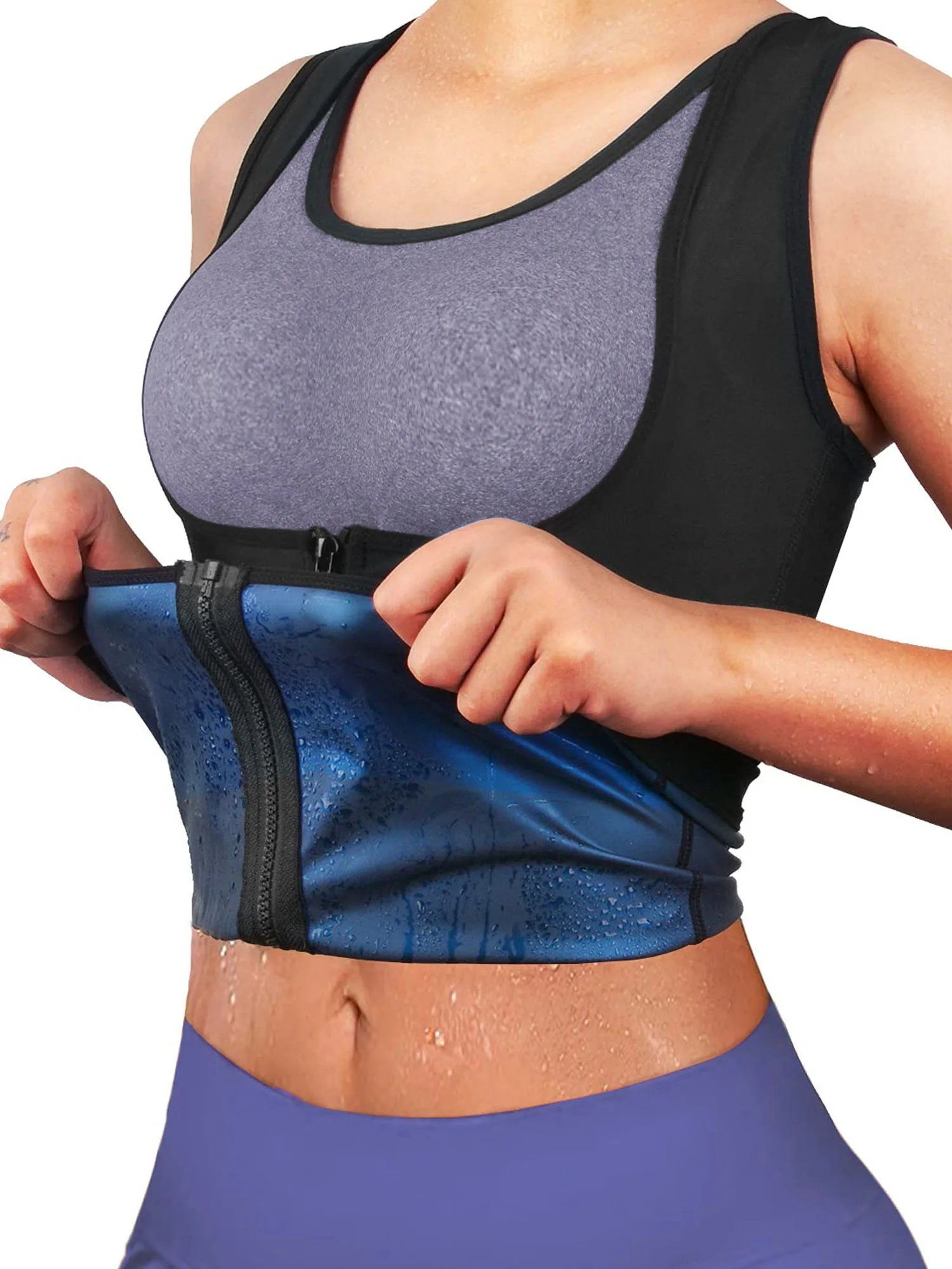 Women Sweat Shaper Vest Waist Trainer Slimming Tank Top Shapewear Corset Gym Underwear Sauna Sweat Vest Dropship
Women Sweat Shaper Vest Waist Trainer Slimming Tank Top Shapewear Corset Gym Underwear Sauna Sweat Vest Dropship