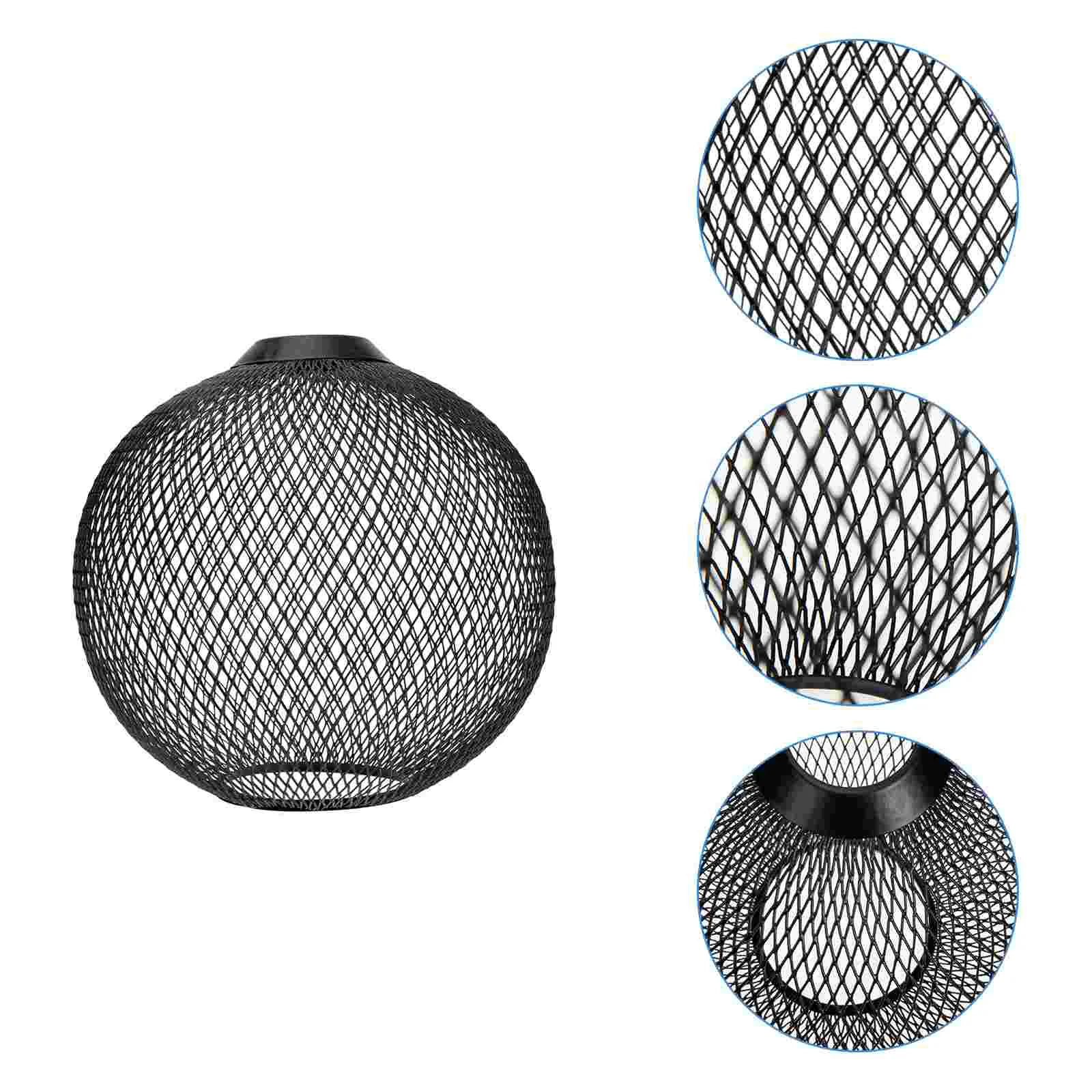 Lamp Light Pendant Shade Metal Lampshade Cage Shades Cover Chandelier Guard Shape Black Hollow Vintage Fixture Table Lamps
Lamp Light Pendant Shade Metal Lampshade Cage Shades Cover Chandelier Guard Shape Black Hollow Vintage Fixture Table Lamps
