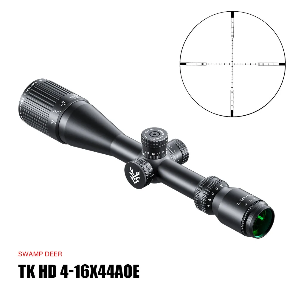 

Болотный олень TK HD 4-16X44 AOE HI HK Прицел Снайперская пневматическая винтовка для охоты страйкбольной фотосъемки