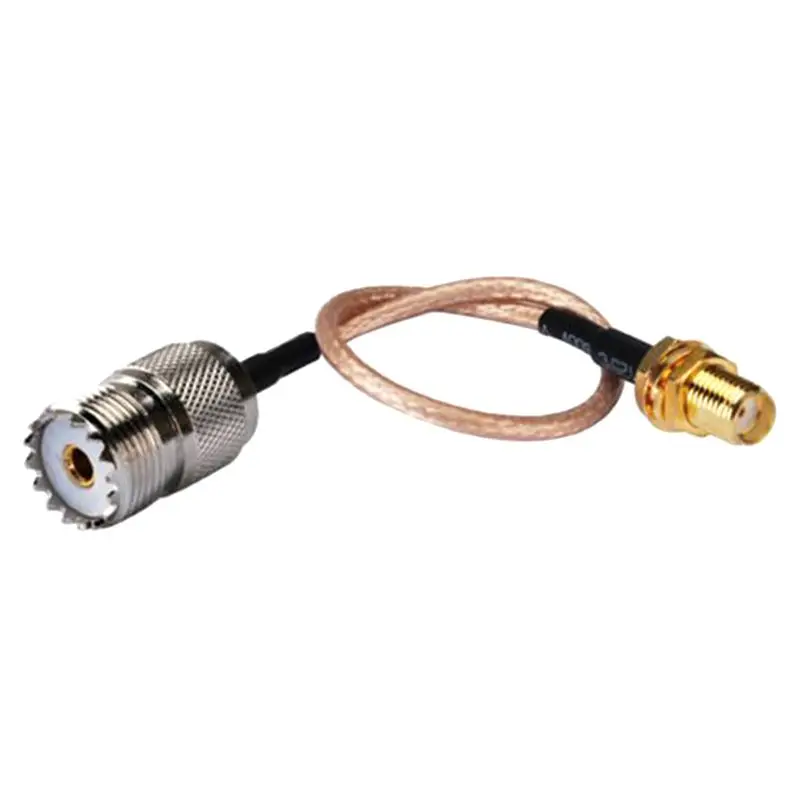 Handheld Antenna Cable Adapter For UHF Base And Mobile Antennas - SMA Female To UHF SO-239 Female Connectors
Handheld Antenna Cable Adapter For UHF Base And Mobile Antennas - SMA Female To UHF SO-239 Female Connectors