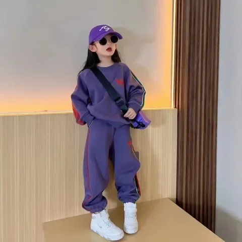 Girls' Sweater Spring and Autumn Season Set 2023 New Korean Children's Casual Two-piece Set Kids Boutique Clothes
Girls' Sweater Spring and Autumn Season Set 2023 New Korean Children's Casual Two-piece Set Kids Boutique Clothes