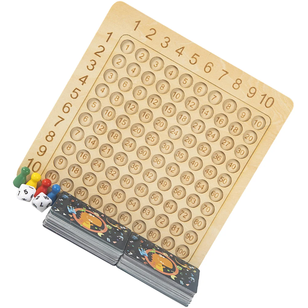 Multiplication Table Board Games Wooden Dice Concept Kids Math Educational Chess 
Multiplication Table Board Games Wooden Dice Concept Kids Math Educational Chess