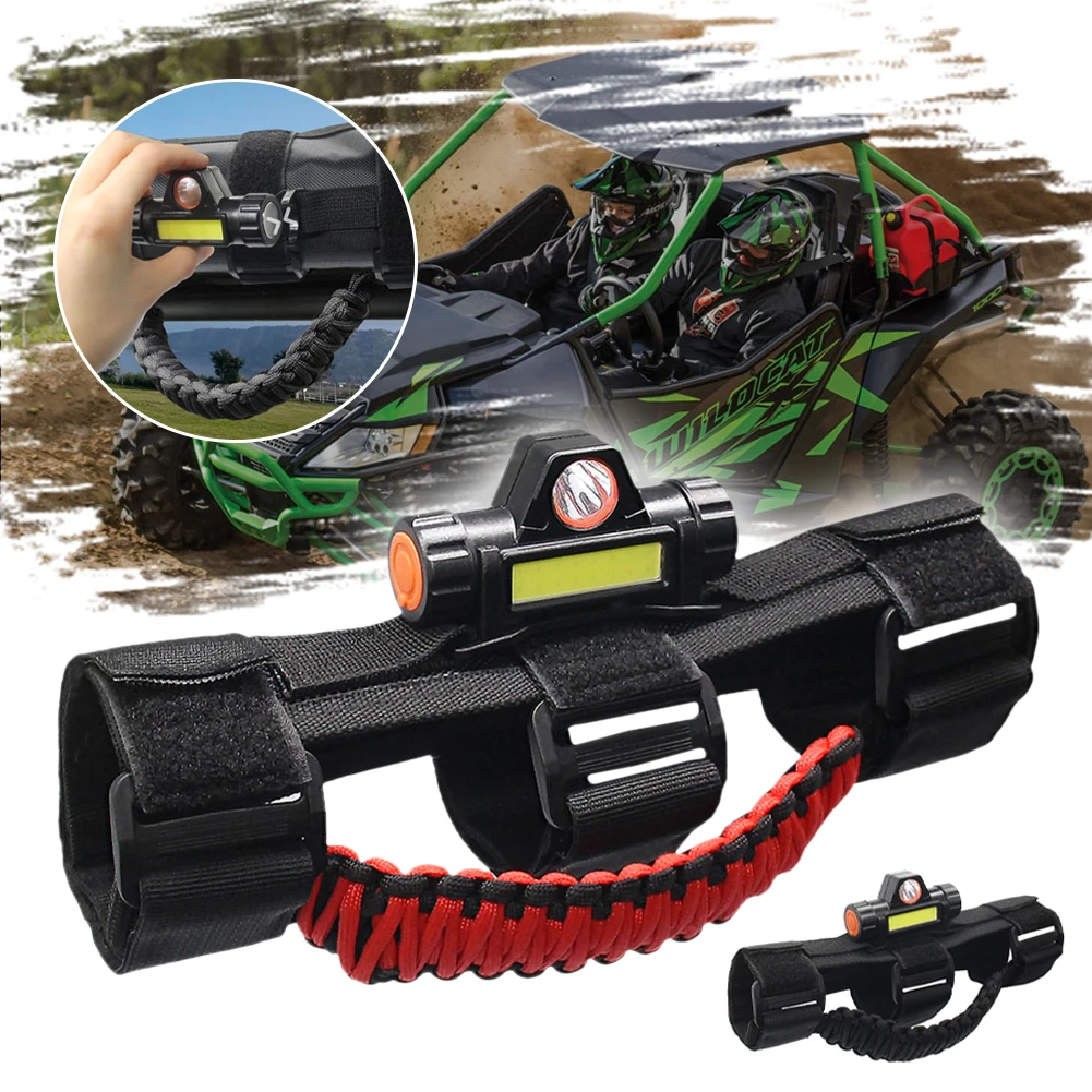 2Pcs 1.75-2inch Roll Bar Grab Handle with Dome Light Floot and Spot 2 Modes for Jeep CJ YJ TJ JK JL Gladiator JT Rods Interior
2Pcs 1.75-2inch Roll Bar Grab Handle with Dome Light Floot and Spot 2 Modes for Jeep CJ YJ TJ JK JL Gladiator JT Rods Interior