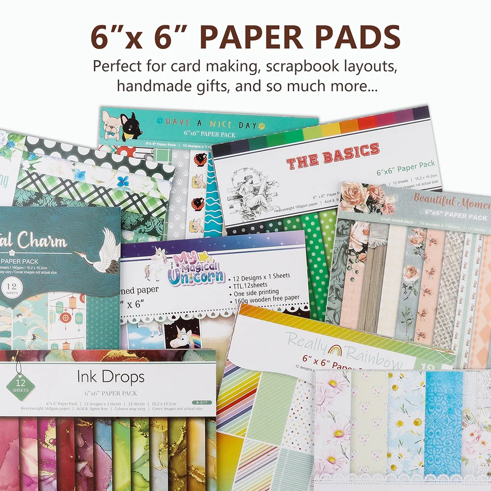 12 Sheets Vintage Flower Paper Pad 6X6Inch Scrapbooking Background Single Sided Patterned Cardstock for Card Making Diy Craft
12 Sheets Vintage Flower Paper Pad 6X6Inch Scrapbooking Background Single Sided Patterned Cardstock for Card Making Diy Craft