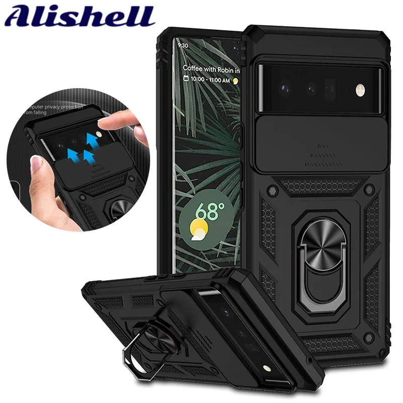 Slide Camera Lens Case for Google Pixel 6Pro Pixel6 Military Grade Bumpers Armor Shockproof Phone Cover for Google Pixel 6
Slide Camera Lens Case for Google Pixel 6Pro Pixel6 Military Grade Bumpers Armor Shockproof Phone Cover for Google Pixel 6