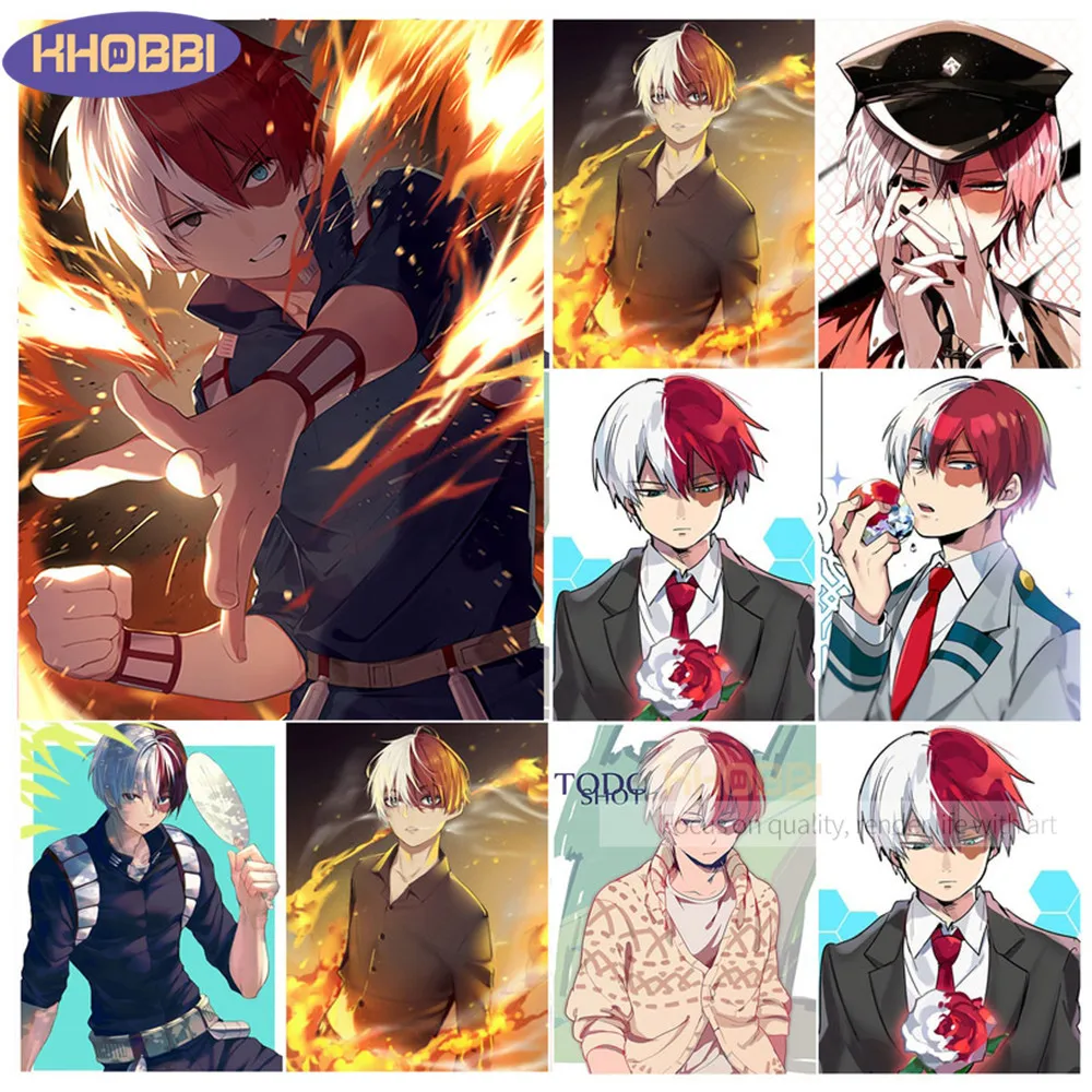 Алмазная живопись Todoroki Shouto 5d из японского аниме «Моя геройская Академия», вышивка стразами, украшение для спальни, «сделай сам», подарки 
Алмазная живопись Todoroki Shouto 5d из японского аниме «Моя геройская Академия», вышивка стразами, украшение для спальни, «сделай сам», подарки