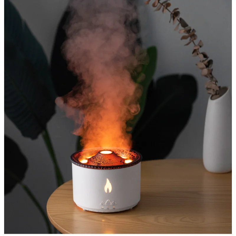 New 360ml Volcano Flame Aroma Oil Diffuser Jellyfish Smoke Ring Air Humidifier Ultrasonic Atomizing Sprayer As Christmas Gift
New 360ml Volcano Flame Aroma Oil Diffuser Jellyfish Smoke Ring Air Humidifier Ultrasonic Atomizing Sprayer As Christmas Gift