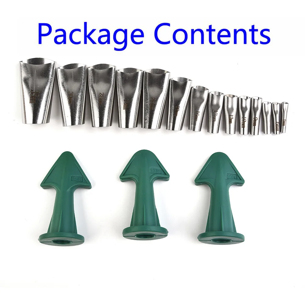 17Pcs Stainless Steel Caulk Nozzle Applicator Caulking Finisher Glue Silicone Sealant Finishing Tool Kitchen Bathroom Sink Joint
17Pcs Stainless Steel Caulk Nozzle Applicator Caulking Finisher Glue Silicone Sealant Finishing Tool Kitchen Bathroom Sink Joint