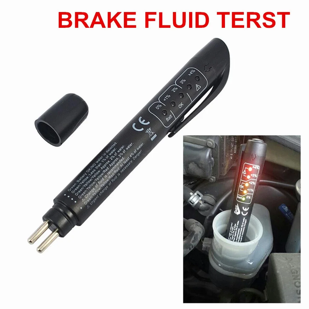 

Car Diagnostic Tool Auto Car Brake Fluid Tester Post Check Car Crake Oil Quality LED Indicator Display Brake Fluid Testing Tools