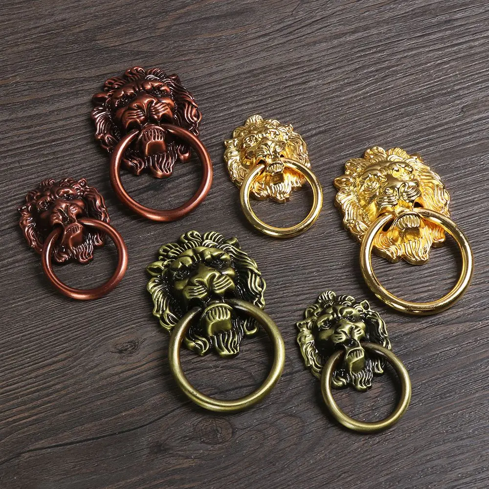 With Screw Bronze Color Flatback Wardrobe Drawer Lion Head Alloy Handle Furniture Handles Door Pull
With Screw Bronze Color Flatback Wardrobe Drawer Lion Head Alloy Handle Furniture Handles Door Pull