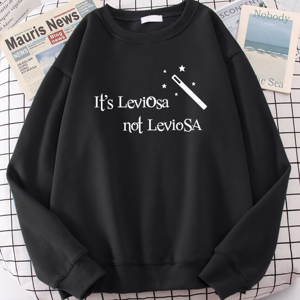 White It'S Leviosa Not Leviosa Magic Wand Sweatshirt Fleece Autumn Warm Tracksuit Male Street Casual Hoodie Loose Streetwear
White It'S Leviosa Not Leviosa Magic Wand Sweatshirt Fleece Autumn Warm Tracksuit Male Street Casual Hoodie Loose Streetwear