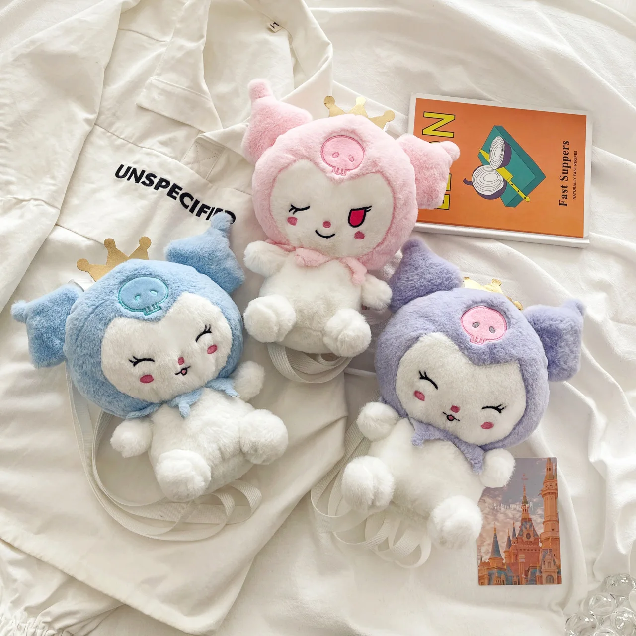 Kawaii Sanrio Kuromi плюшевые куклы рюкзак для девочек японское аниме плюшевые животные мягкая сумка большая емкость сумка подарок для девочки
Kawaii Sanrio Kuromi плюшевые куклы рюкзак для девочек японское аниме плюшевые животные мягкая сумка большая емкость сумка подарок для девочки