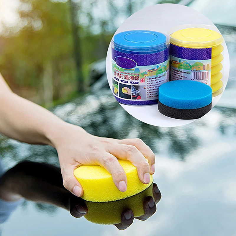 6Pcs Car Round Waxing Polish Sponges High Density Foam Applicator Pads Curing and Polishing Sponges Car Detailing Tools Car Wash
6Pcs Car Round Waxing Polish Sponges High Density Foam Applicator Pads Curing and Polishing Sponges Car Detailing Tools Car Wash
