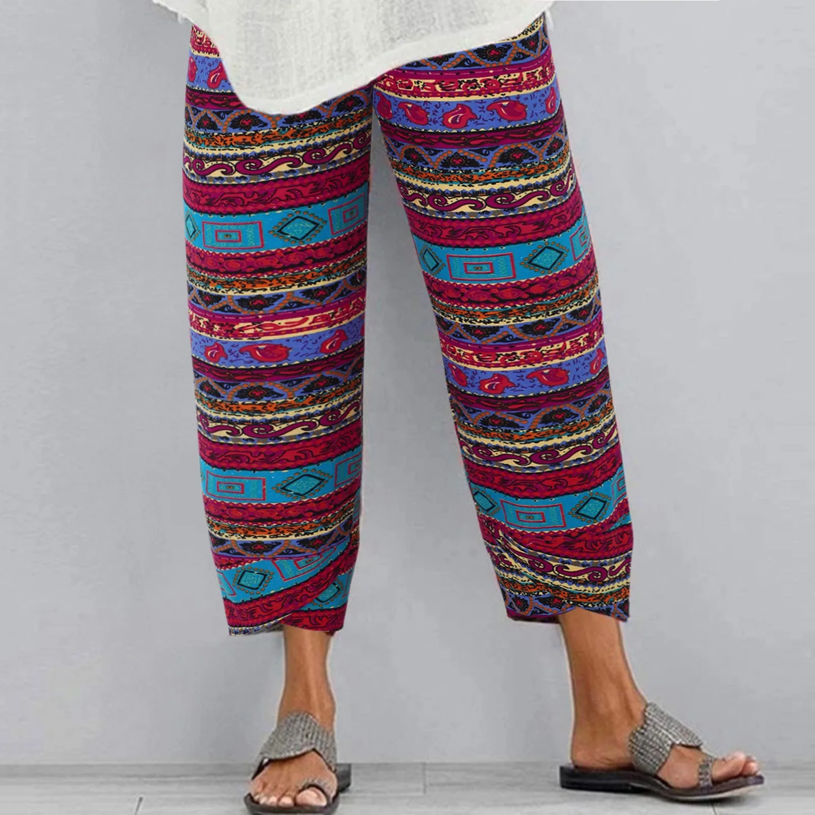 Vintage Cotton and Linen Loose Harem Pants Casual High Waist Wide Leg Trousers Women Harajuku Printed Baggy Pants Oversized
Vintage Cotton and Linen Loose Harem Pants Casual High Waist Wide Leg Trousers Women Harajuku Printed Baggy Pants Oversized