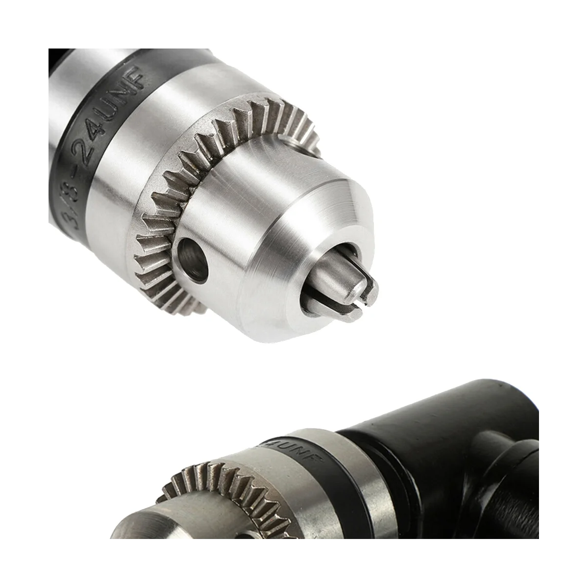 90 Degree Right Angle Electric Drill Three-Jaw Chuck Corner Impact Drill Right Angle Bend Extension Adaptor Iron Head
90 Degree Right Angle Electric Drill Three-Jaw Chuck Corner Impact Drill Right Angle Bend Extension Adaptor Iron Head