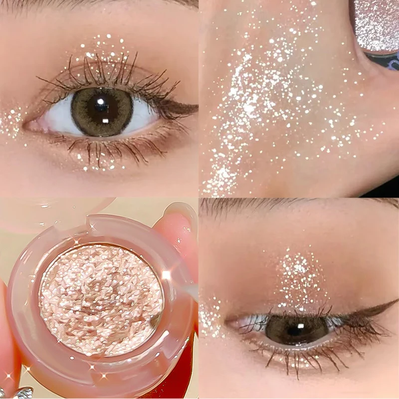 Pearlescent Glitter Eyeshadow Palette Monochrome Matte Diamond Potato Texture Highlighter Powder Brighten Eyes Makeup Cosmetics
Pearlescent Glitter Eyeshadow Palette Monochrome Matte Diamond Potato Texture Highlighter Powder Brighten Eyes Makeup Cosmetics