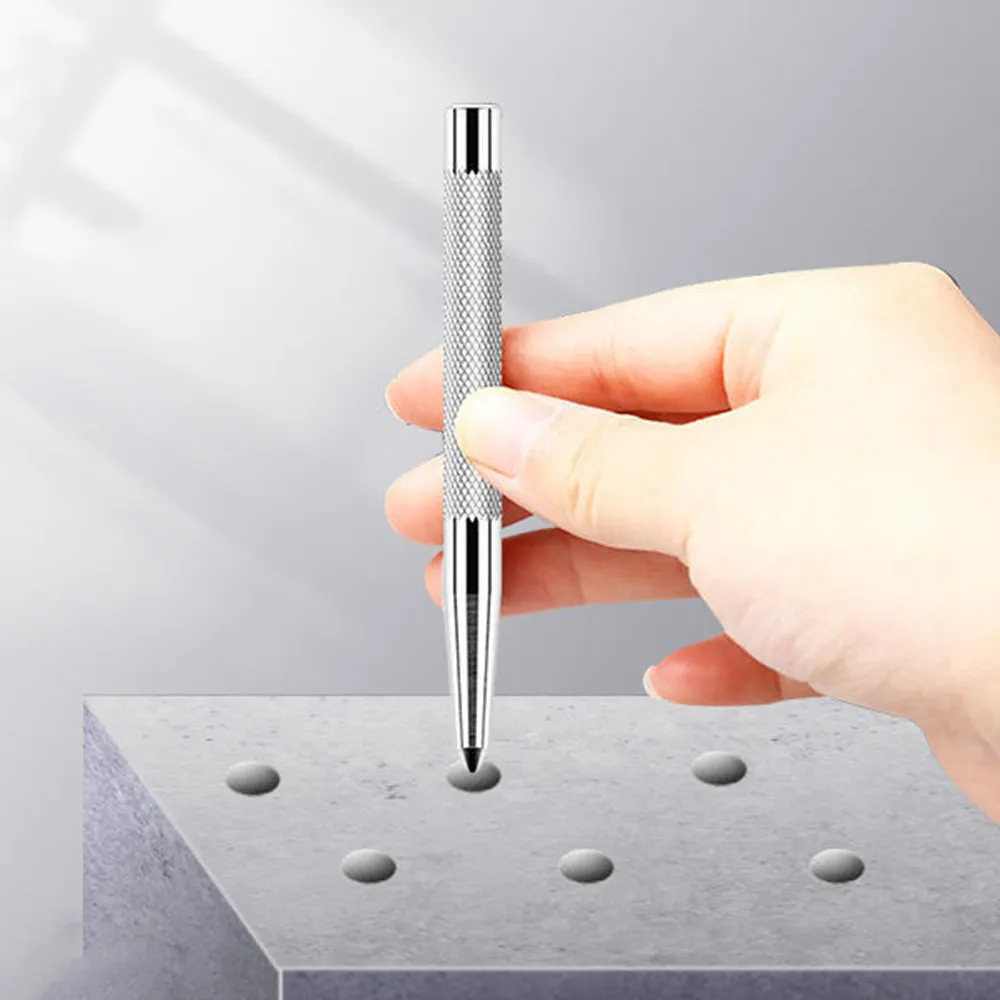3.7 Inch Knurled Centre Punch Spot Dot Center Center Punches 94mm Carbon Steel Drilling Metal Hardened Practical
3.7 Inch Knurled Centre Punch Spot Dot Center Center Punches 94mm Carbon Steel Drilling Metal Hardened Practical