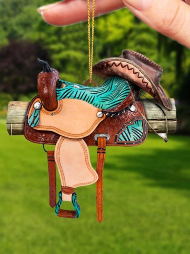 Saddle Acrylic Keychain Western Cowboys Style for Horses Lovers Car Rearview Mirror Backpack Bag Flat Pendant Decoration Crafts
Saddle Acrylic Keychain Western Cowboys Style for Horses Lovers Car Rearview Mirror Backpack Bag Flat Pendant Decoration Crafts